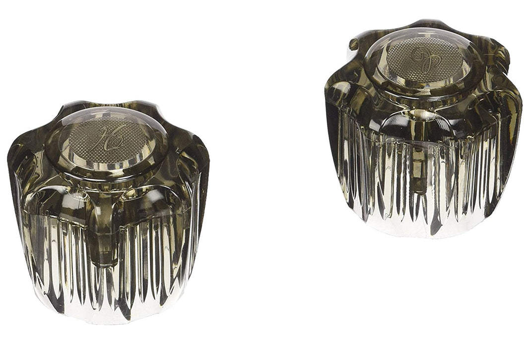 Dura Faucet DF-RKS Faucet Knobs, Smoked, 1 pr.