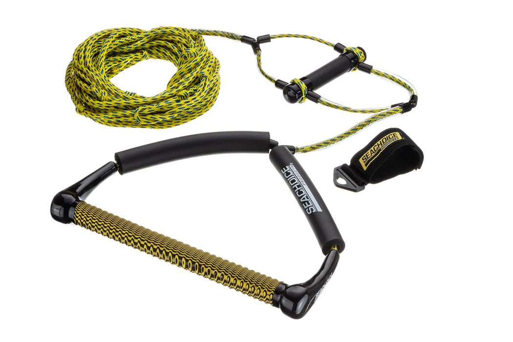 Seachoice 86723 70' 4-Section Wakeboard Rope With Trick Handle