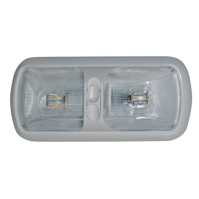 Diamond Group DG72406VP Valterra LED Eurostyle Dome Light, Double, 5500k