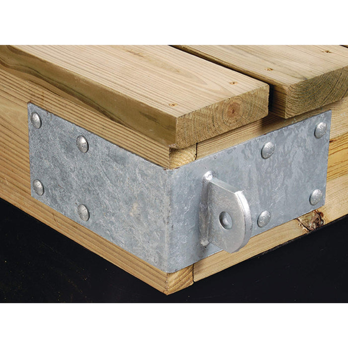 Tie Down Engineering 26418 Dock Hardware Outside Corner/Male 10"L x 5"H