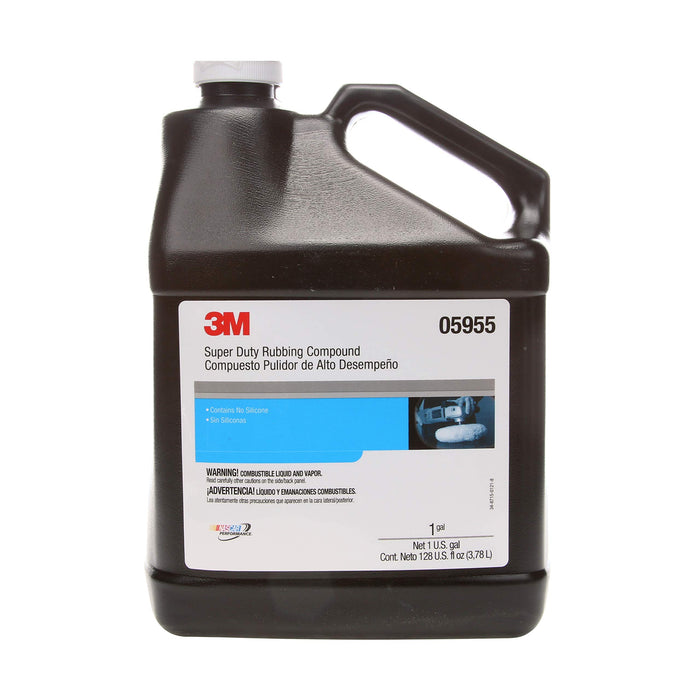 3M 5955 Super Duty Rubbing Compound, Gal.