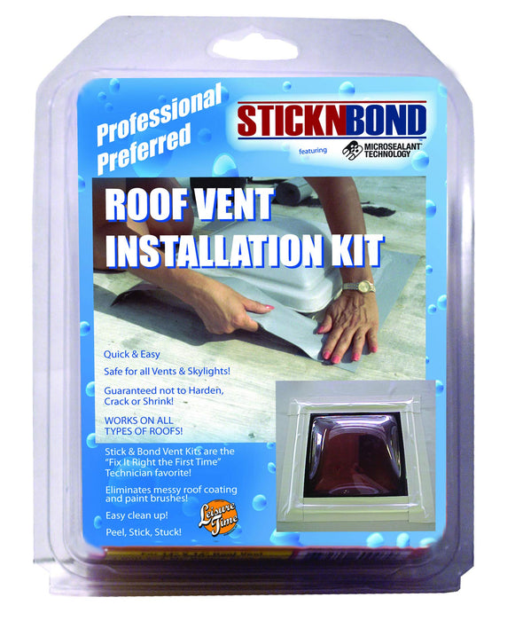 Leisure Time 60021 StickNBond 4" x 60' White Patch Kit for RV Repairs