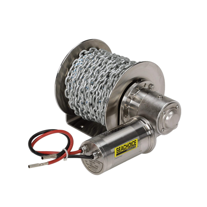 Seachoice 6008 53721 Stainless Steel Drum Winch Kit, Deluxe Series 1000