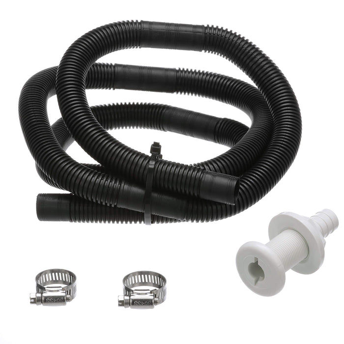 Seachoice 19441 Bilge Pump Installation Kit, 3/4", includes 6' Hose, 2 Clamps, and Thru-Hull Fitting