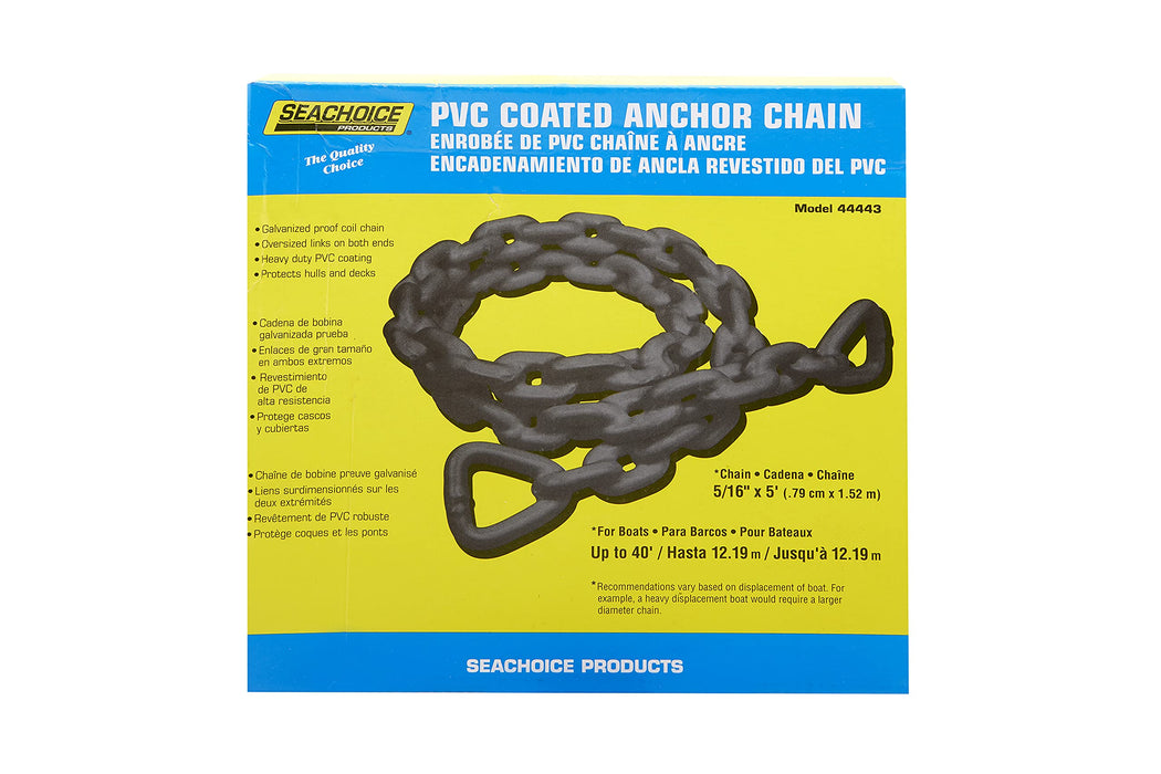 Seachoice PVC Coated Galvanized Anchor Lead Chain