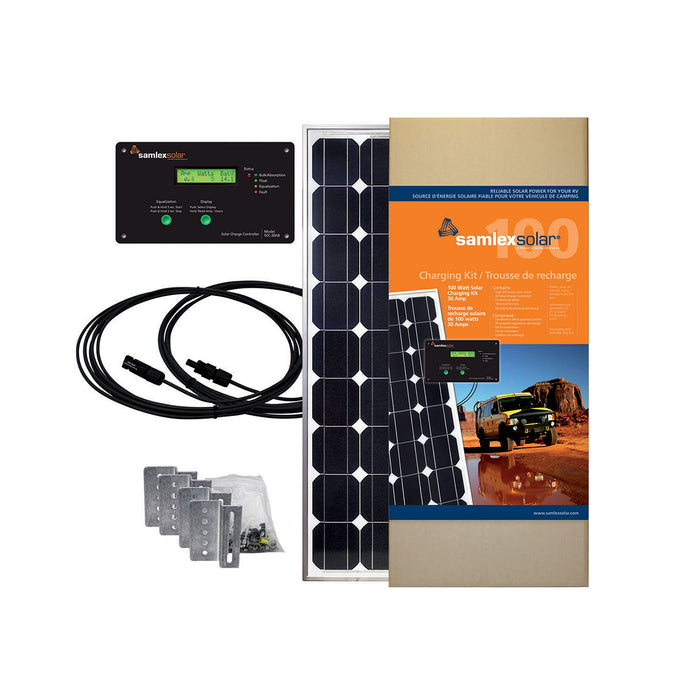 Samlex America SRV-100-30A SamlexSolar 100W Solar Charging Kit