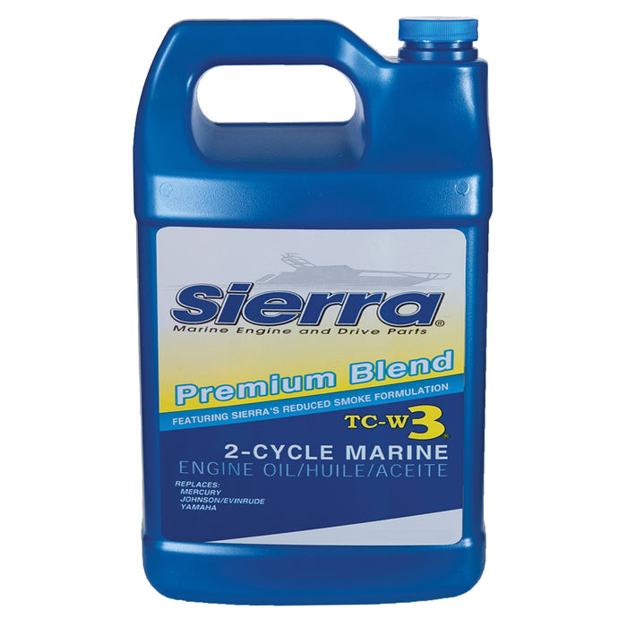 Sierra 18-9500-3 Blue Premium TC-W3 2 Cycle Engine Oil, Gal