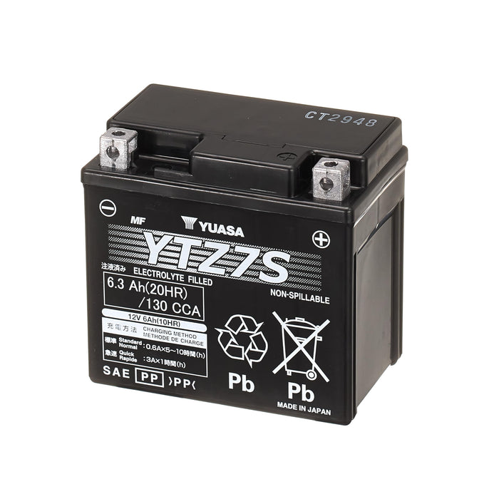 Yuasa Battery Inc. YUAM727ZS Yuasa High Performance, Factory Activated Maintenance Free Battery
