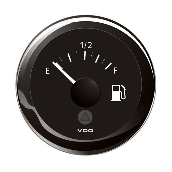 Veratron 52mm (2-1/16") ViewLine Tank Level Gauge E/F - 3- 180 DegreesOHM - Black Dial and Bezel
