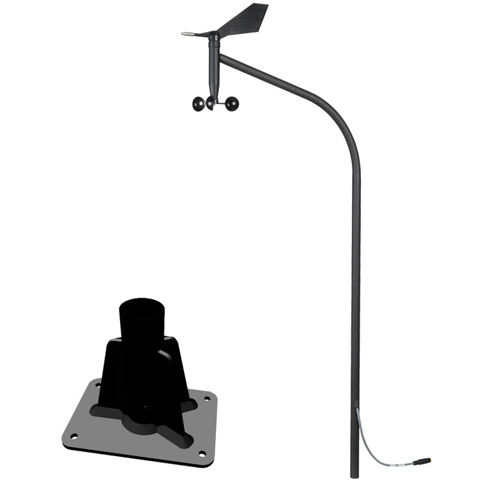 Veratron NMEA 2000 Vertical Mast Wind Sensor with Top Bracket for AquaLink and OceanLink Gauges