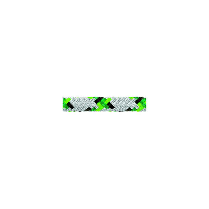 Samson Rope 4.35021E+11 Samson Rope 435020505030 Samson 435020505030 XLS3 Yacht, Braid, 5/16" (8mm) x 500', White w/Green Tracer
