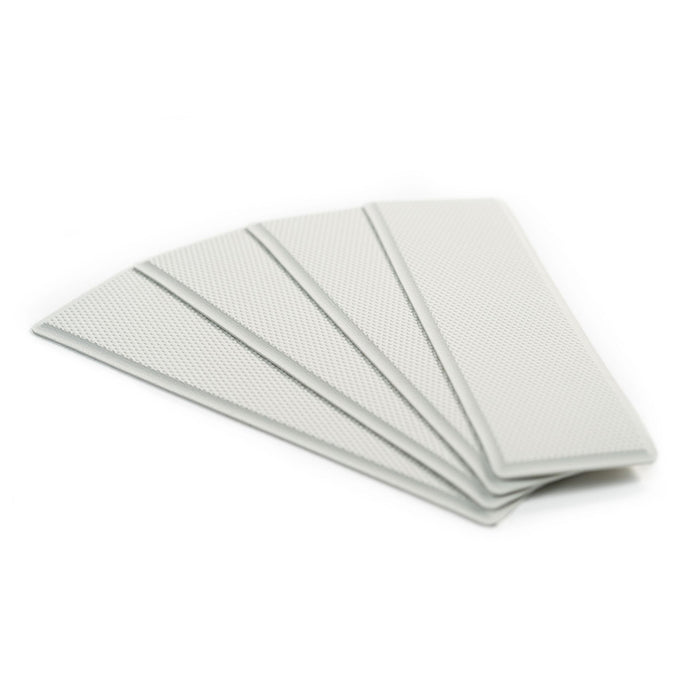 Kit de 4 escalones con relieve SeaDek: gris frío