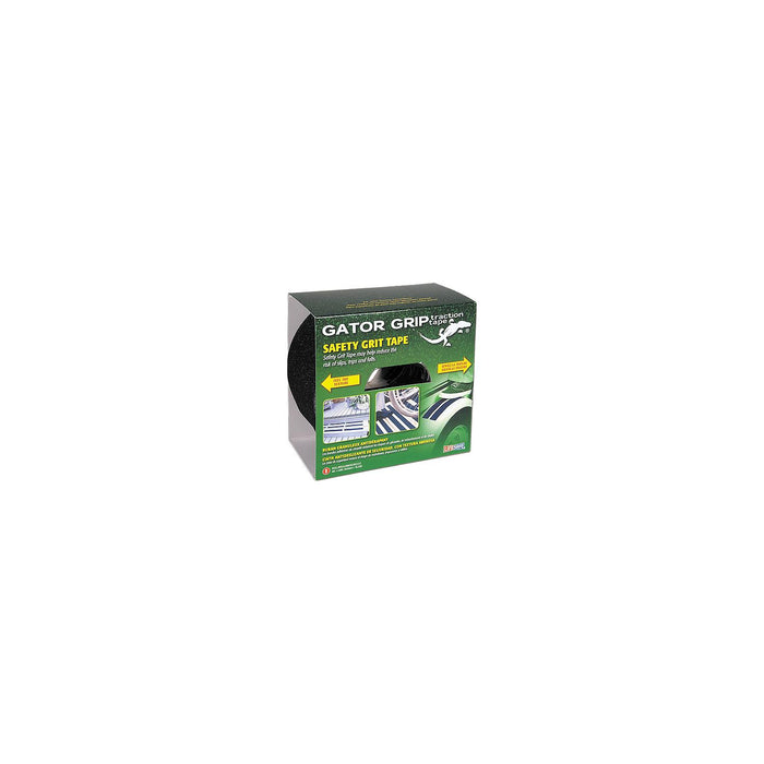 Lifesafe RE160 Gator Grip Anti-Slip Safety Grit Tape 4" x 60' Black