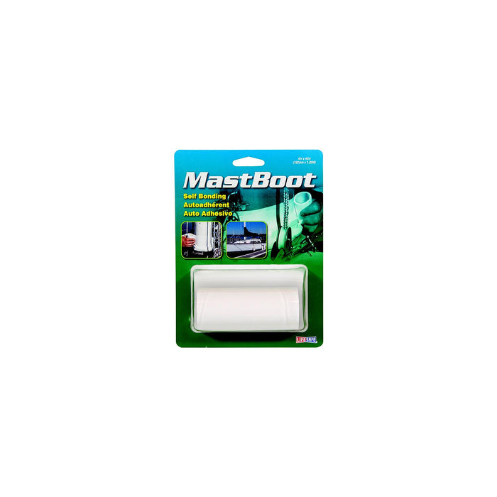 Lifesafe RE3941 MastBoot Tape, 4" x 100", White