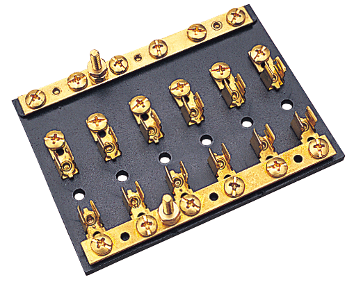 Sea Dog 420546-1 Bakelite Fuse/Terminal Block 6 Gang