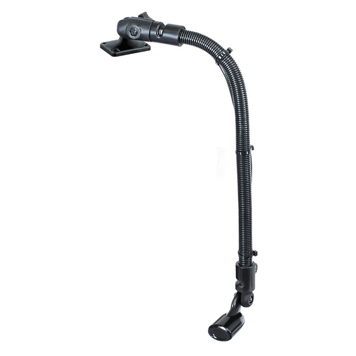 Montaje de transductor RAM Mount RAM® con varilla de aluminio de 18" y base de 2" x 2,5"
