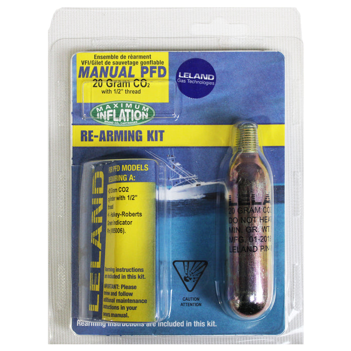 Leland 20-Gram Inflatable PFD Rearming Kit-Manual