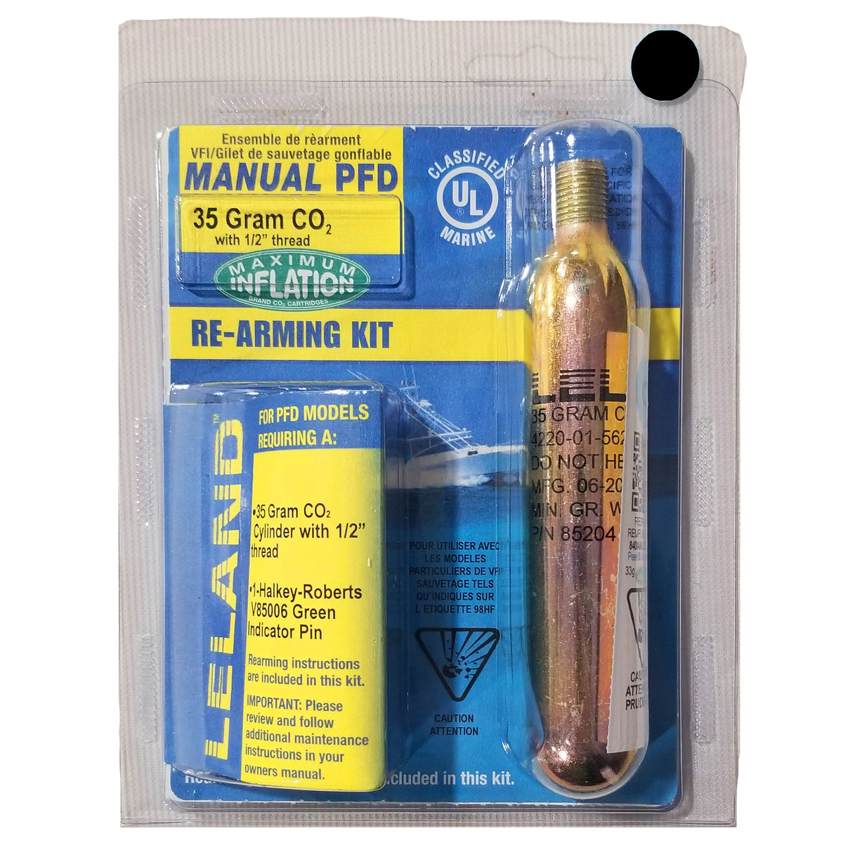 Leland 35-Gram Inflatable PFD Rearming Kit-Manual — Freeport Marine Supply