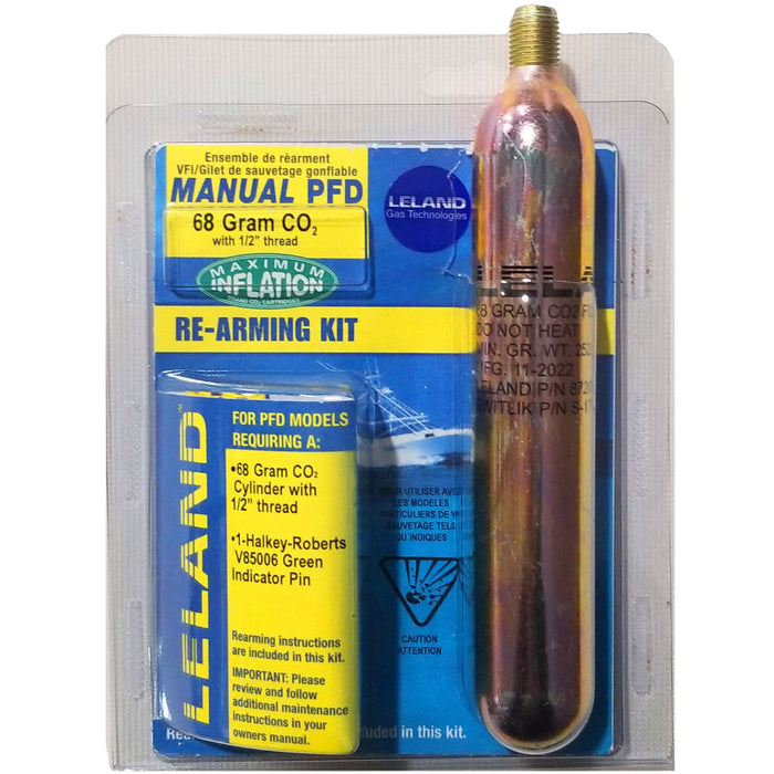 Leland 68-Gram Inflatable PFD Rearming Kit-Manual