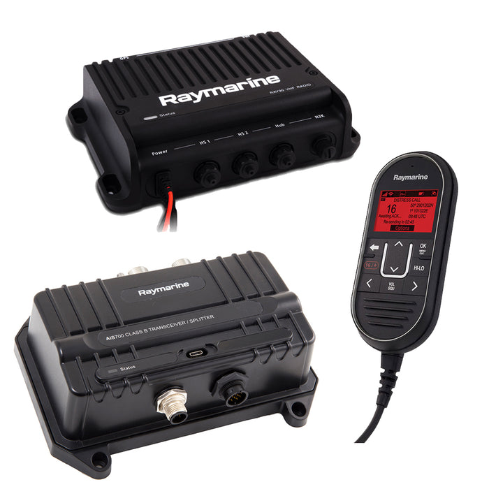 Paquete de radio VHF Raymarine Ray90 y AIS700