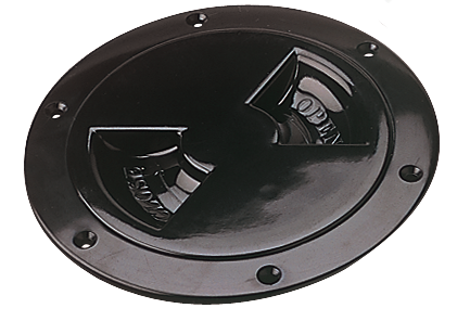 Sea Dog 337155-1 Sea-Dog Screw Out Deck Plate, 5" Black