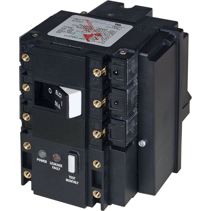 Disyuntor principal ELCI serie C de Blue Sea - 120/240 V CA 50 A