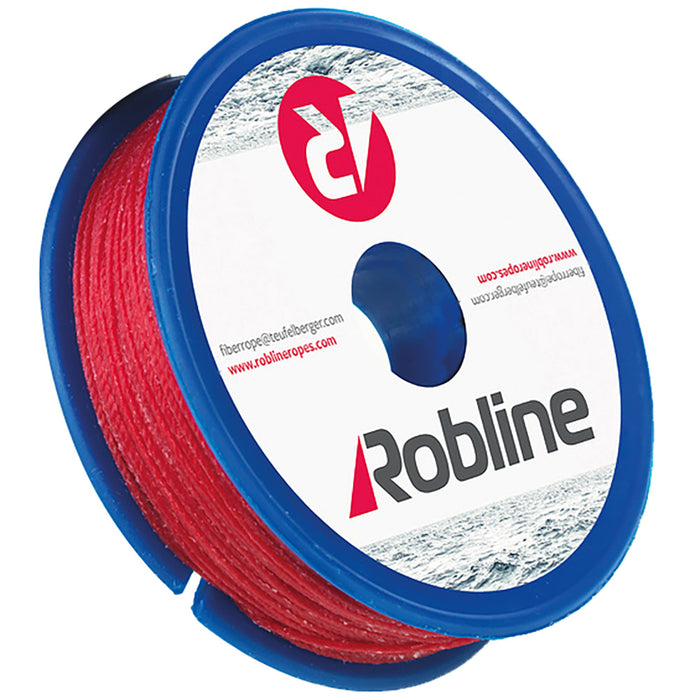 Hilo de azote encerado Robline - 0,8 mm x 40 m - Rojo