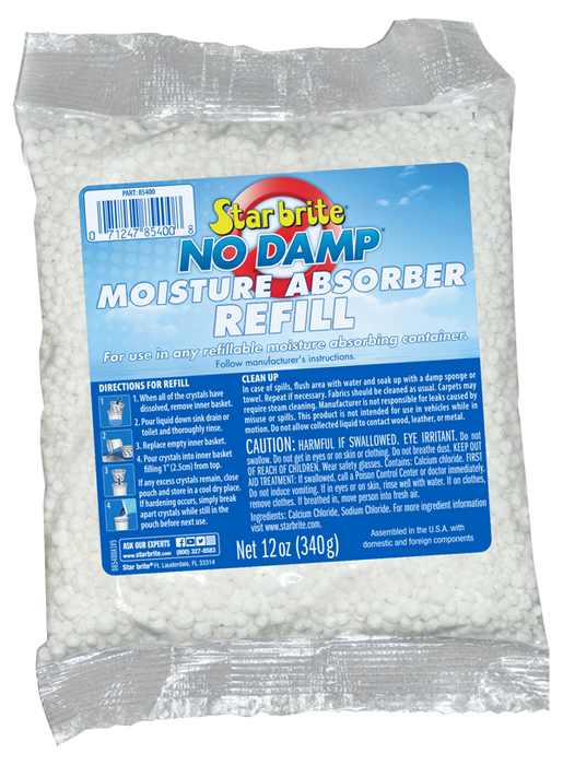 Starbrite 085450 No Damp Dehumidifier Refill, 12 & 48 oz.