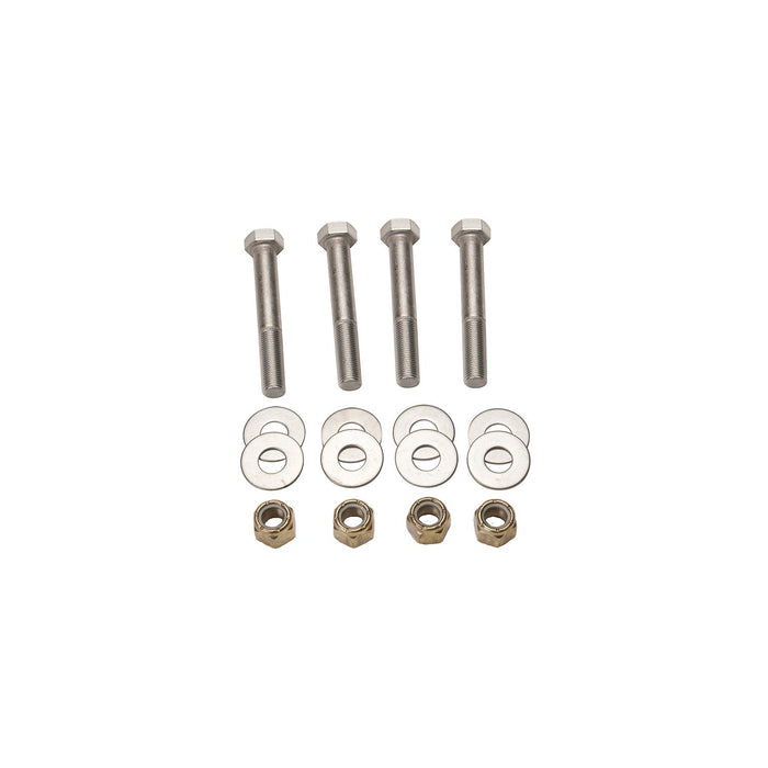 SeaStar DK6135 Jack Plate Mounting Bolt Kit, 4 Stainless Steel Bolts, Brass Nylock Nuts and Washers