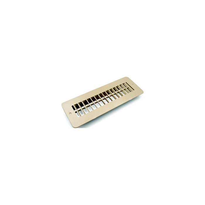 B&B Molders 94258 Floor Register, w/o Damper, Tan