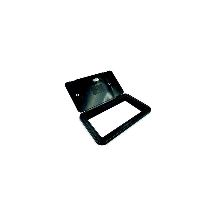 B&B Molders 94317 Multi-Purpose Hatch w/2 Vermin Doors, Black