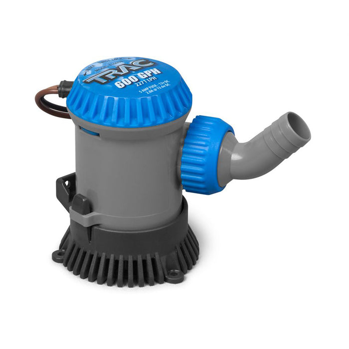 Bomba de achique para exteriores TRAC - 600 GPH - No automática