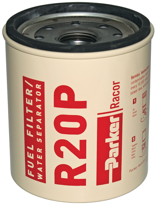 Racor R20P Replacement Element for Diesel Gas Spin-On Fuel/Water Separators