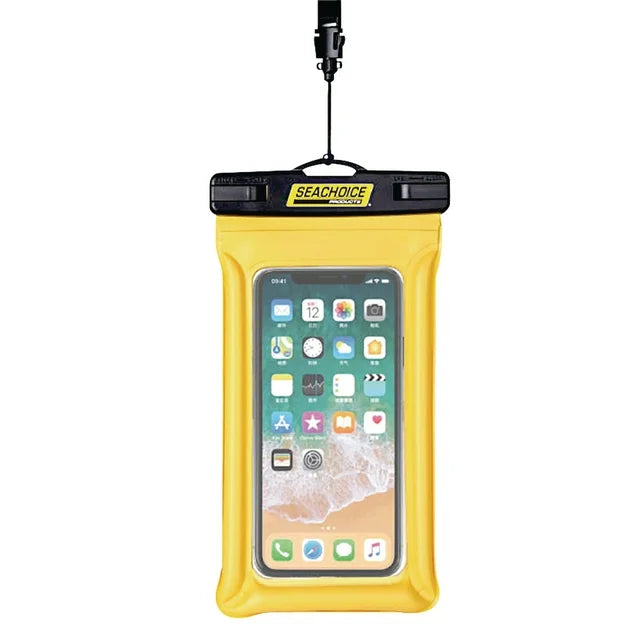 Seachoice 86853 Water Proof Phone Case 5 X 8 Yellow