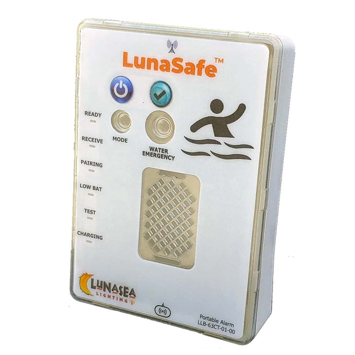 Controlador Lunasea con receptor de alarma audible y luz estroboscópica recargable Qi