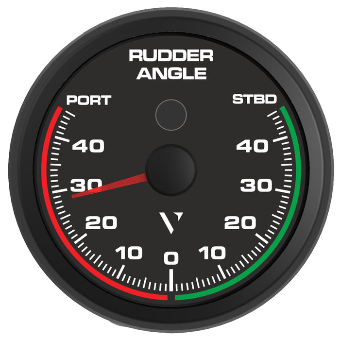 Indicador de ángulo de timón Veratron Professional de 85 mm (3-3/8") para NMEA 0183