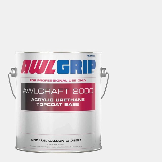 Awlgrip OF8063/1GLUS Awlcraft 2000 Acrylic Urethane High-Gloss Topcoat, Snow White, Gallon