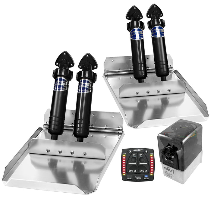 Sistema de pestaña deportiva Bennett Marine 12x16 con indicación de una caja