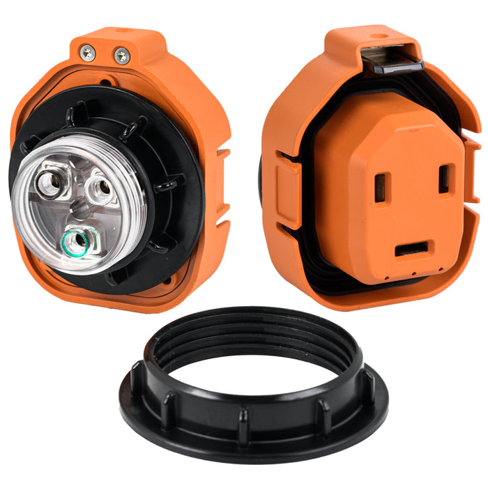 Receptáculo hembra SmartPlug de 30 amperios y 125 V - Dockside