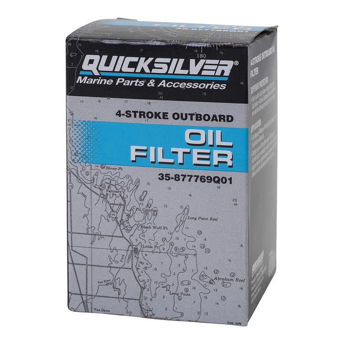 Quicksilver 877769Q01 Oil Filter for Mercury Verado 6-Cylinder Outboards