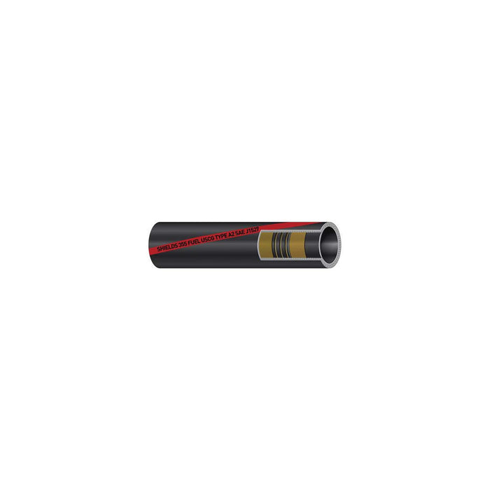 Shield 16-355-1125 Shields Marine Type A2 Series 355 Fuel Fill Hose, 1.5" ID & 1-57/64" OD