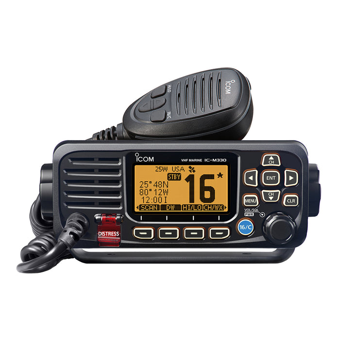 Icom M330 51 M330 VHF Compact Radio Black