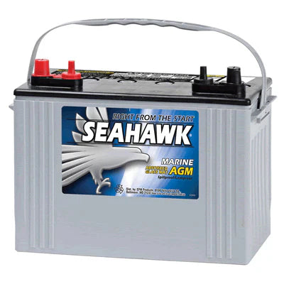 SeaHawk 8A31DTM Absorbed Glass Mat Battery 1000MCA - 800CCA