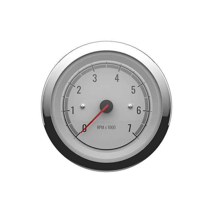 Mercury 79-8M6020074 Quicksilver Tachometer (7,000rpm), White/Chrome