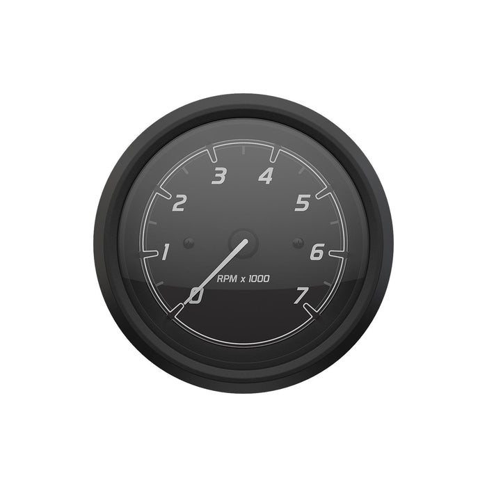 Mercury 79-8M6020098 Quicksilver Tachometer (7,000rpm), Black/Matte Black