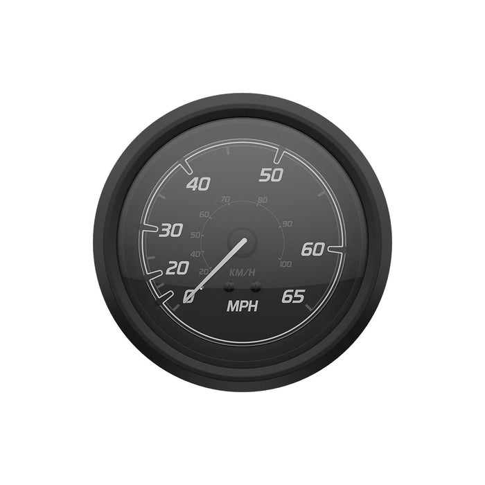 Mercury 79-8M6020100 Quicksilver Speedometer (65mph), Black/Matte Black