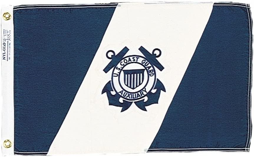Annin USCG Auxiliary Ensign 15" X 24" Nyl-Glo