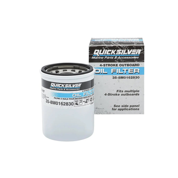 Quicksilver 8M0162830 Oil Filter for Mercury and Mariner FourStroke Outboards 25-115hp