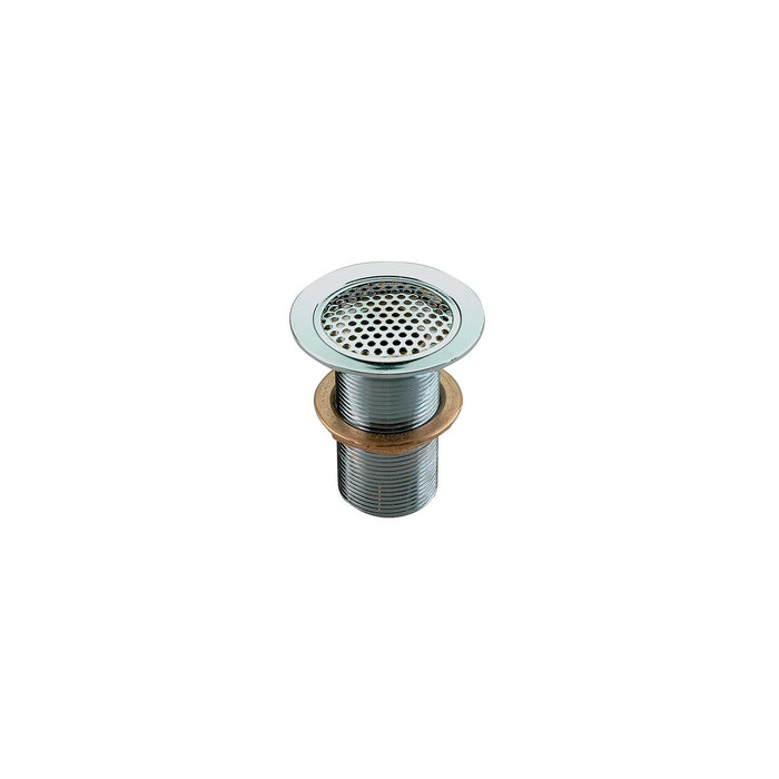 Perko 0361005CHR Flush Mount Drain For 3/4" Pipe, Chrome/Bronze
