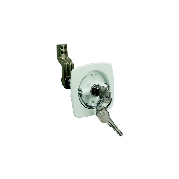 Perko 0931DP2WHT 2-1/2 X2-1/2 White Flush Loc
